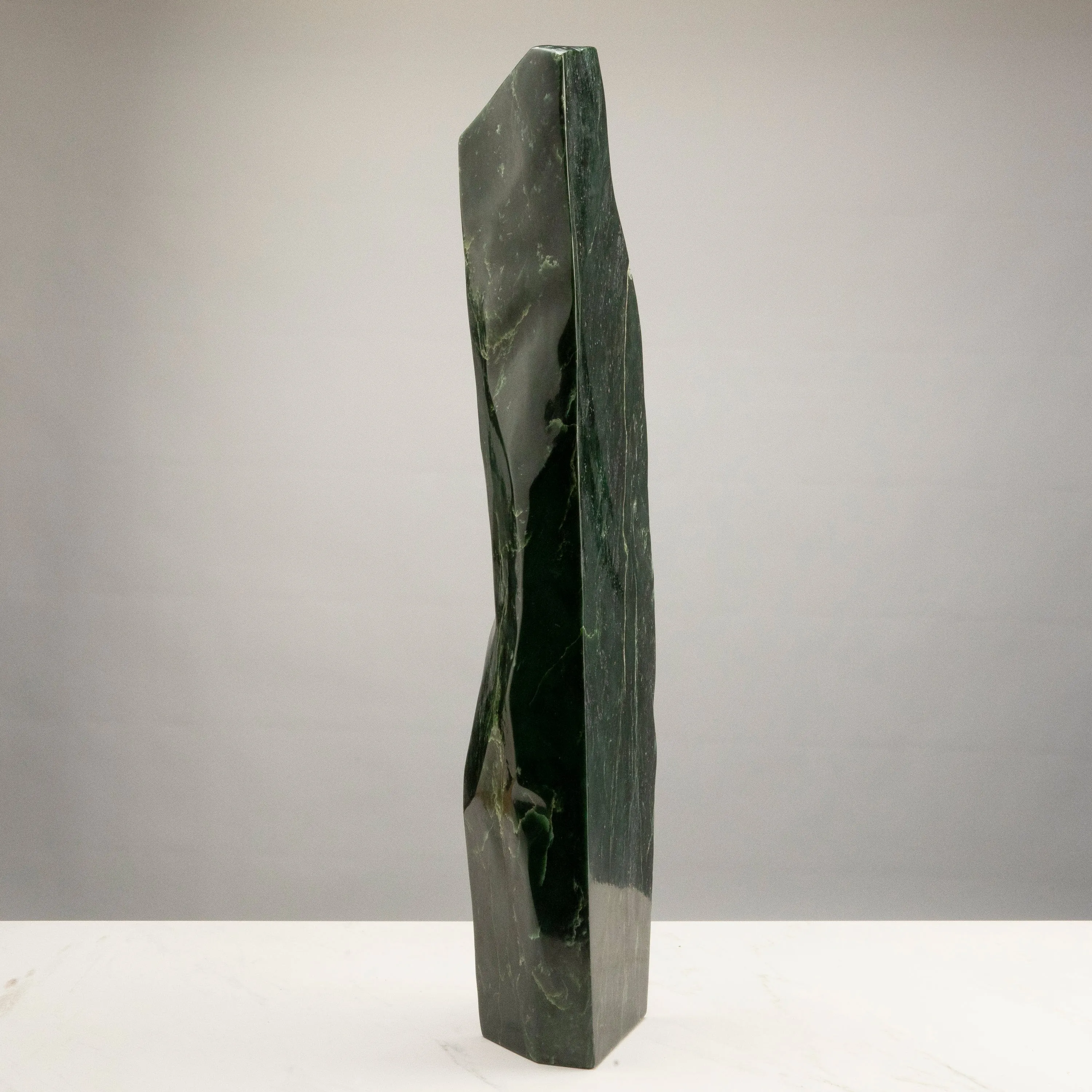 Freeform Nephrite Jade Tower from Afghanistan - 33 / 56 lbs