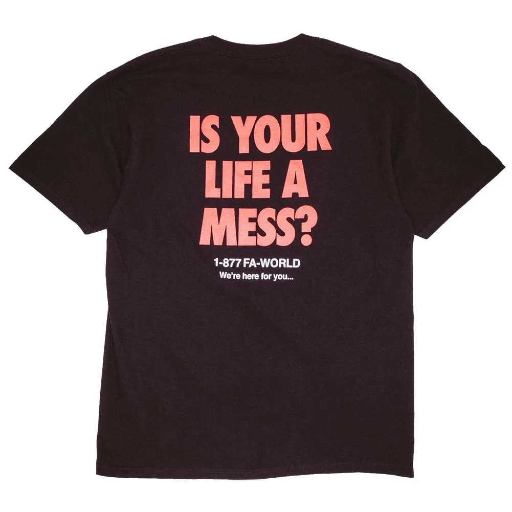 Fucking Awesome Is Your Life A Mess Short Sleeve T-Shirt