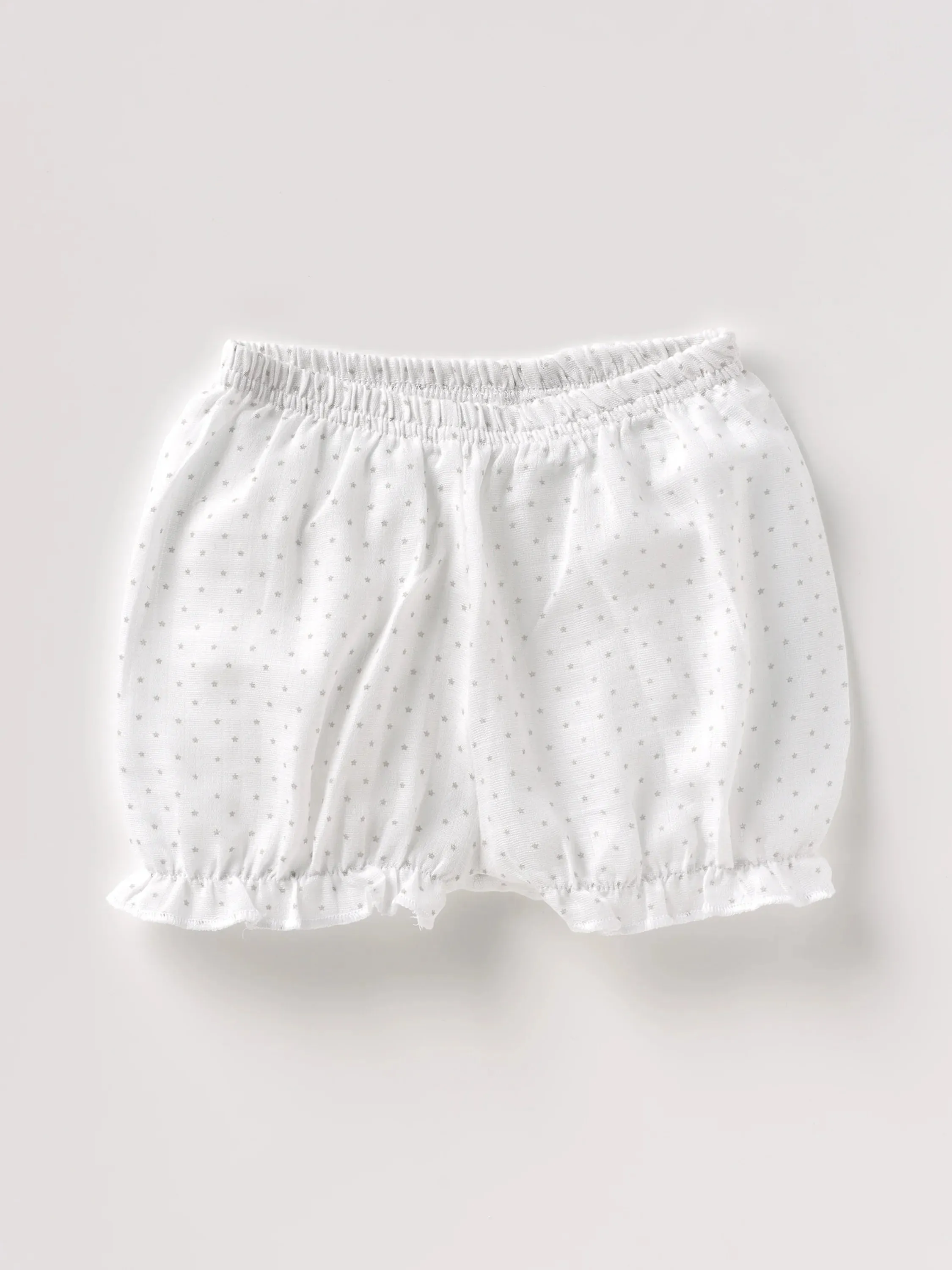 Half sleeve white t-shirt & bloomer for baby