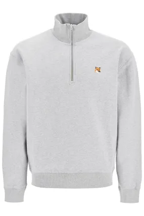 HALF-ZIP SWEATSHIRT WITH FOX HEAD