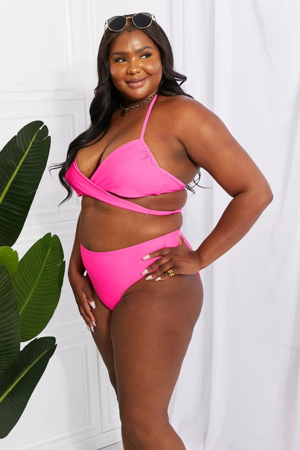 Halter Bikini Set in Pink