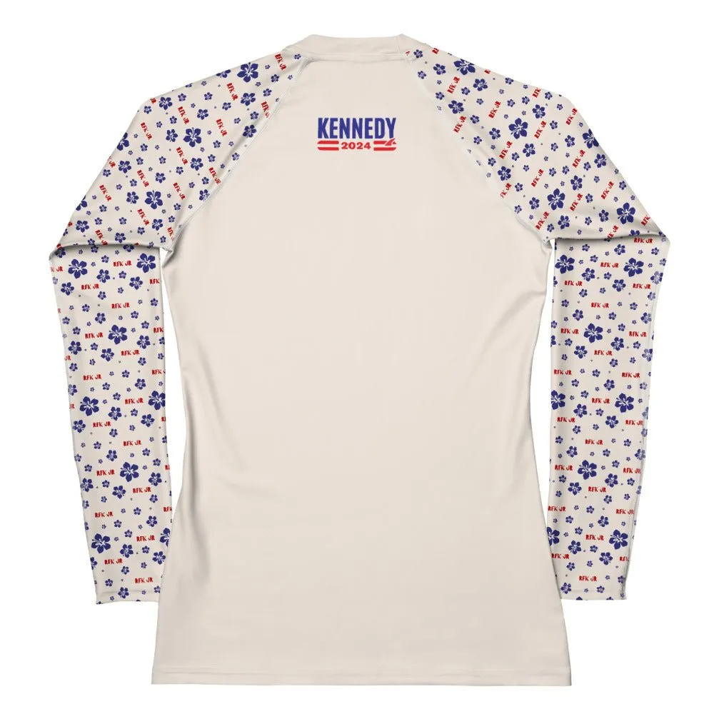 Hawaii for Kennedy Women's Rash Guard