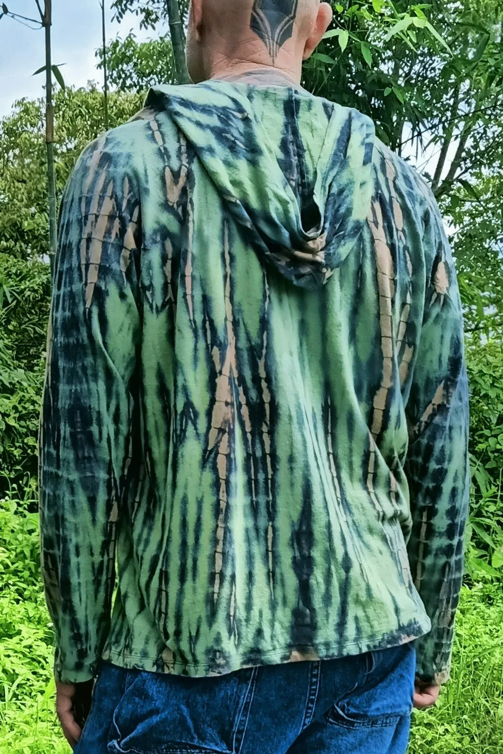 Hemp Hoody in Rainforest