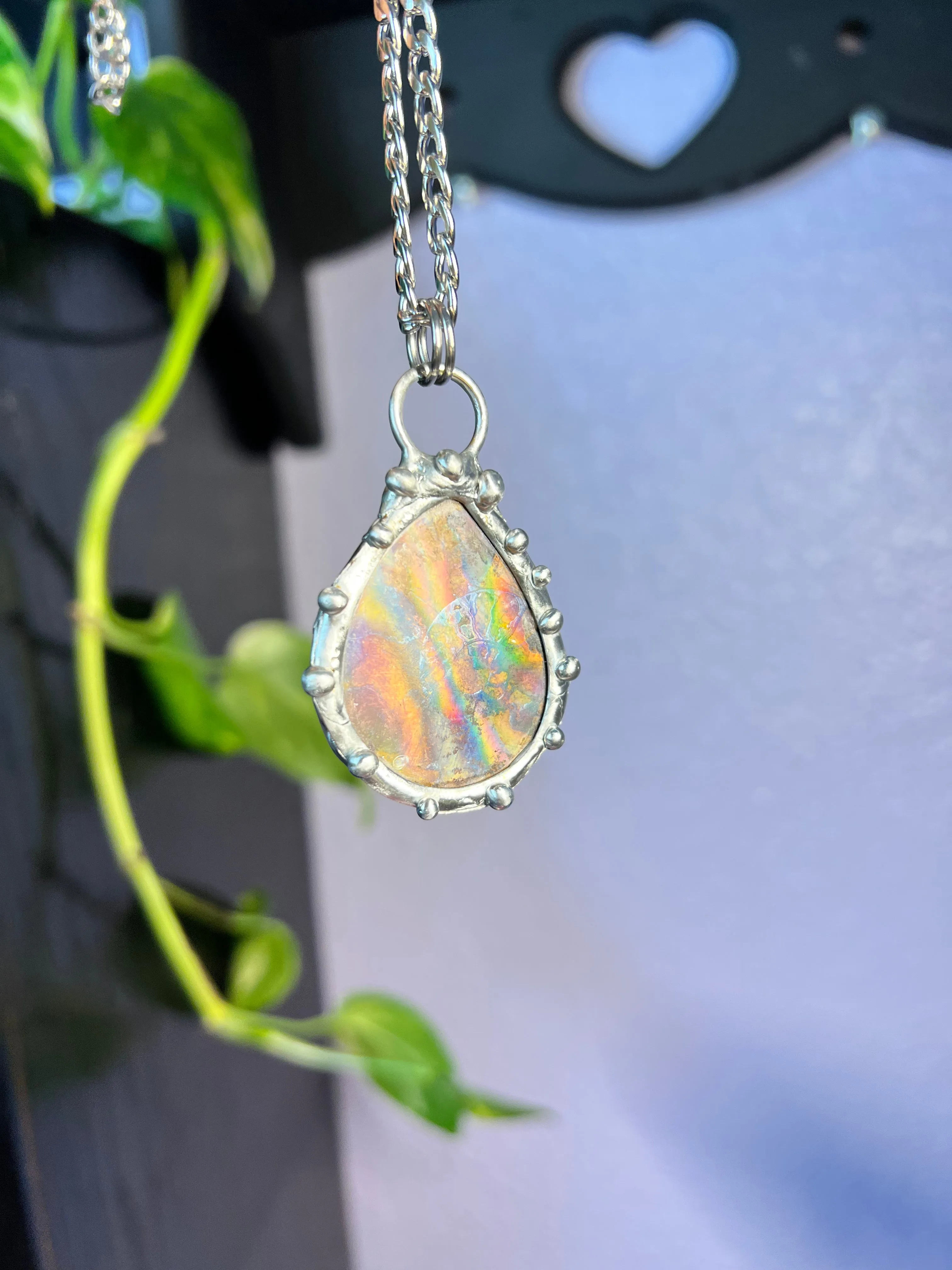 Holographic Ammonite amulet no.5