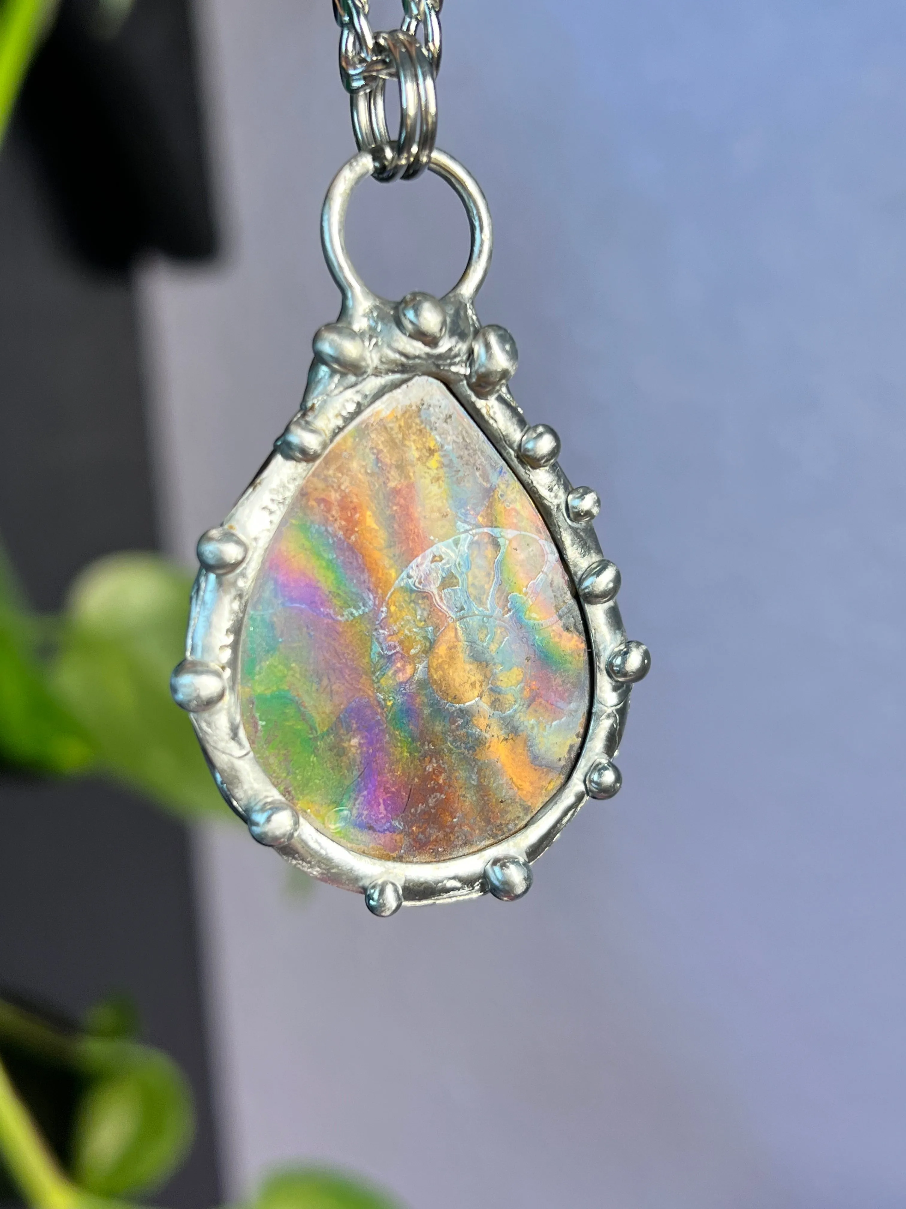 Holographic Ammonite amulet no.5