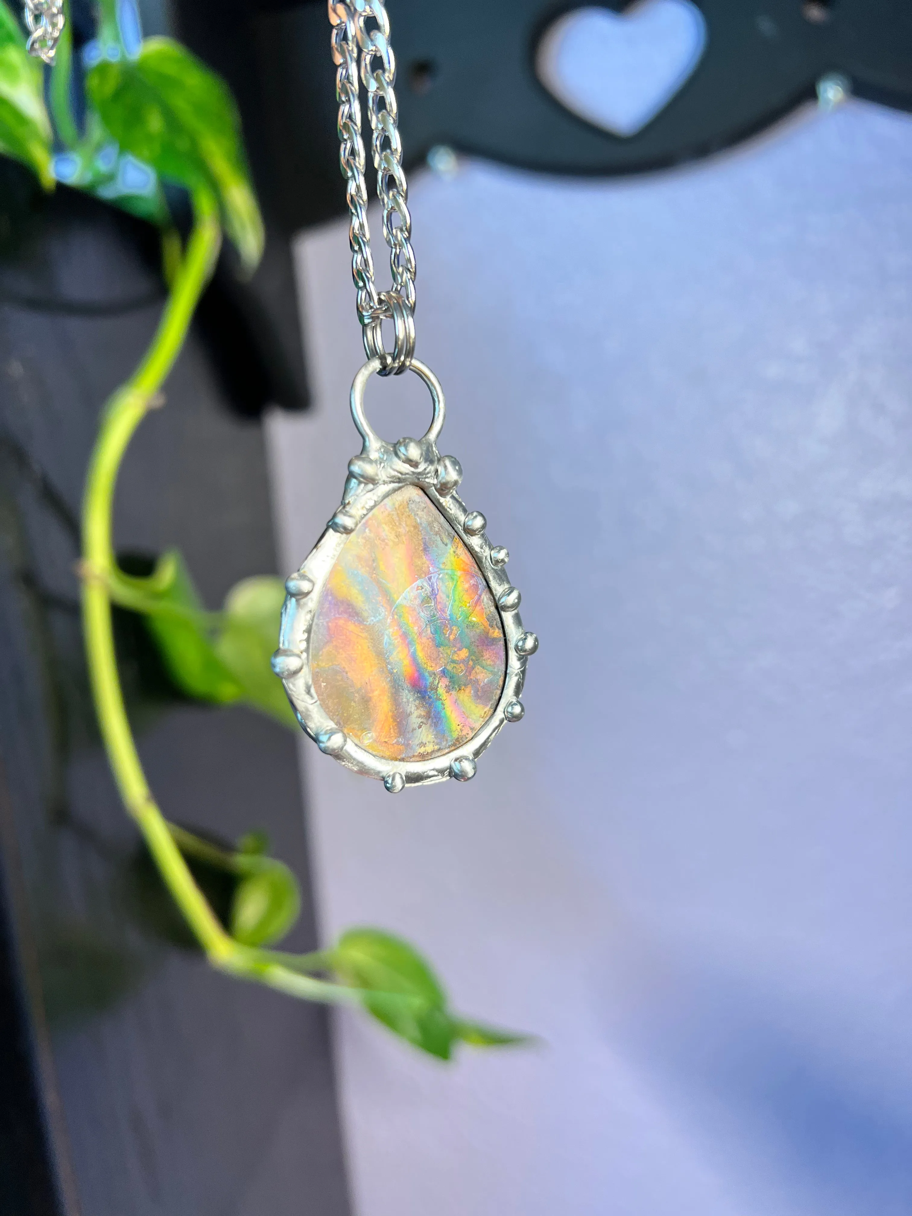 Holographic Ammonite amulet no.5