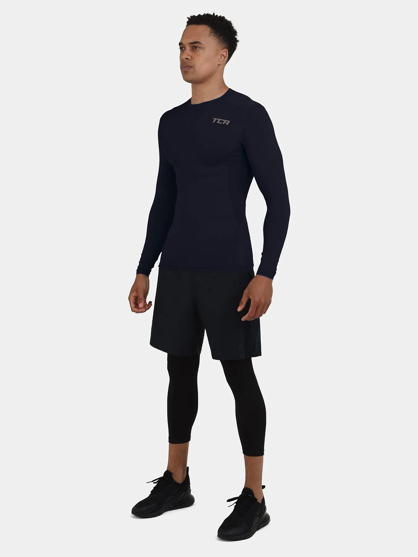 Hyperfusion Compression Base Layer Long Sleeve Crew Neck For Men