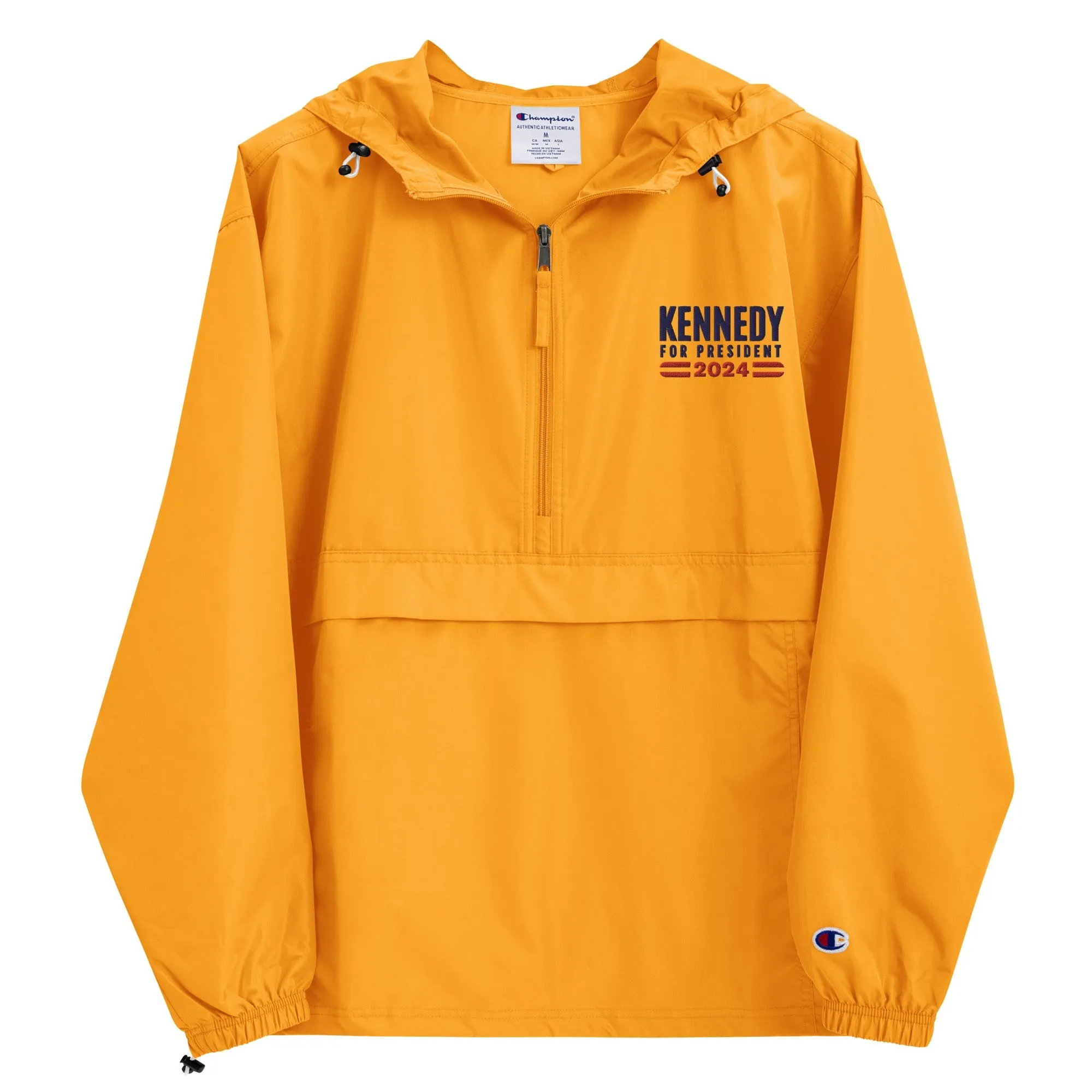 Kennedy for President Embroidered Champion Packable Jacket