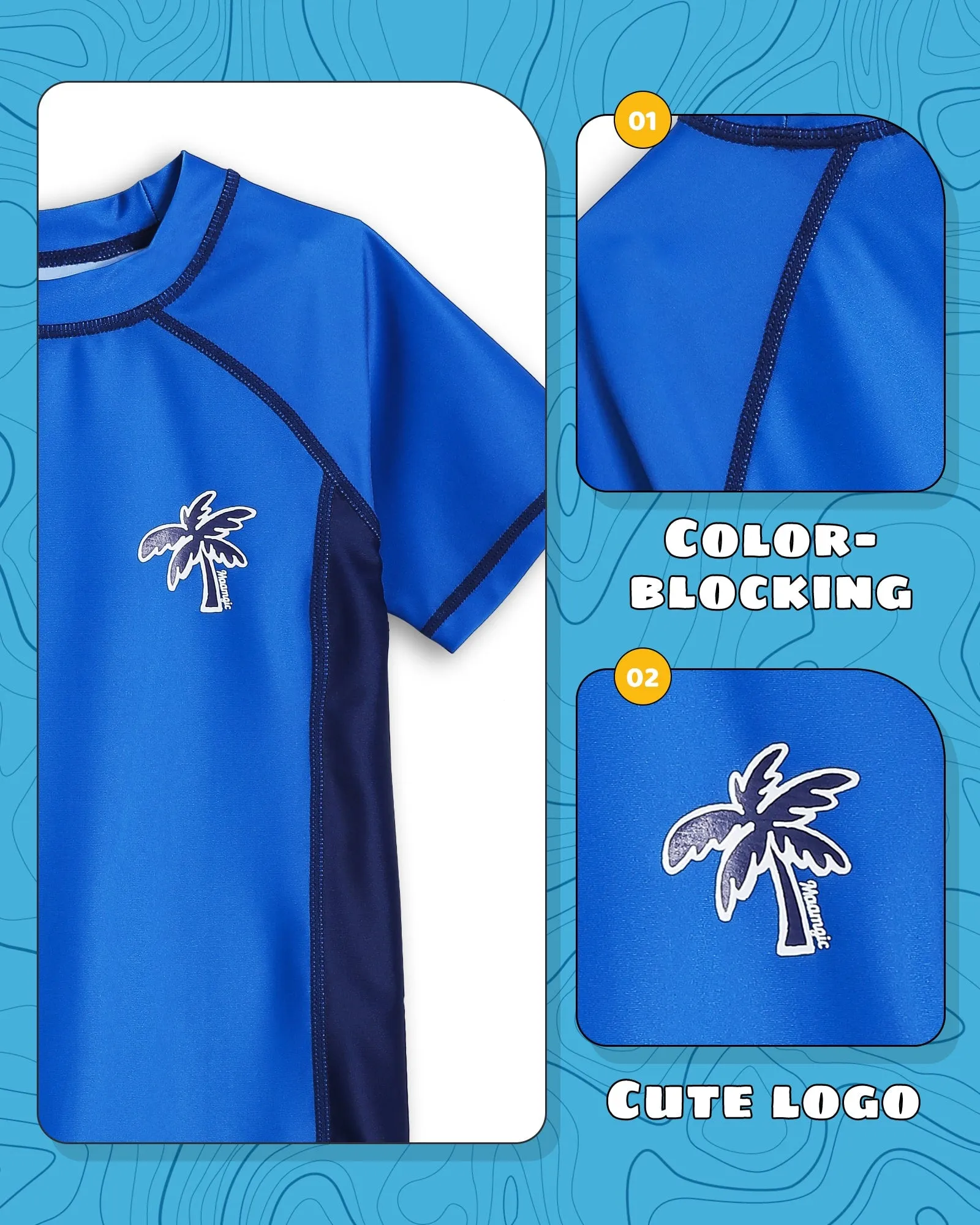 Kids Short Sleeve Sunscreen T-Shirt