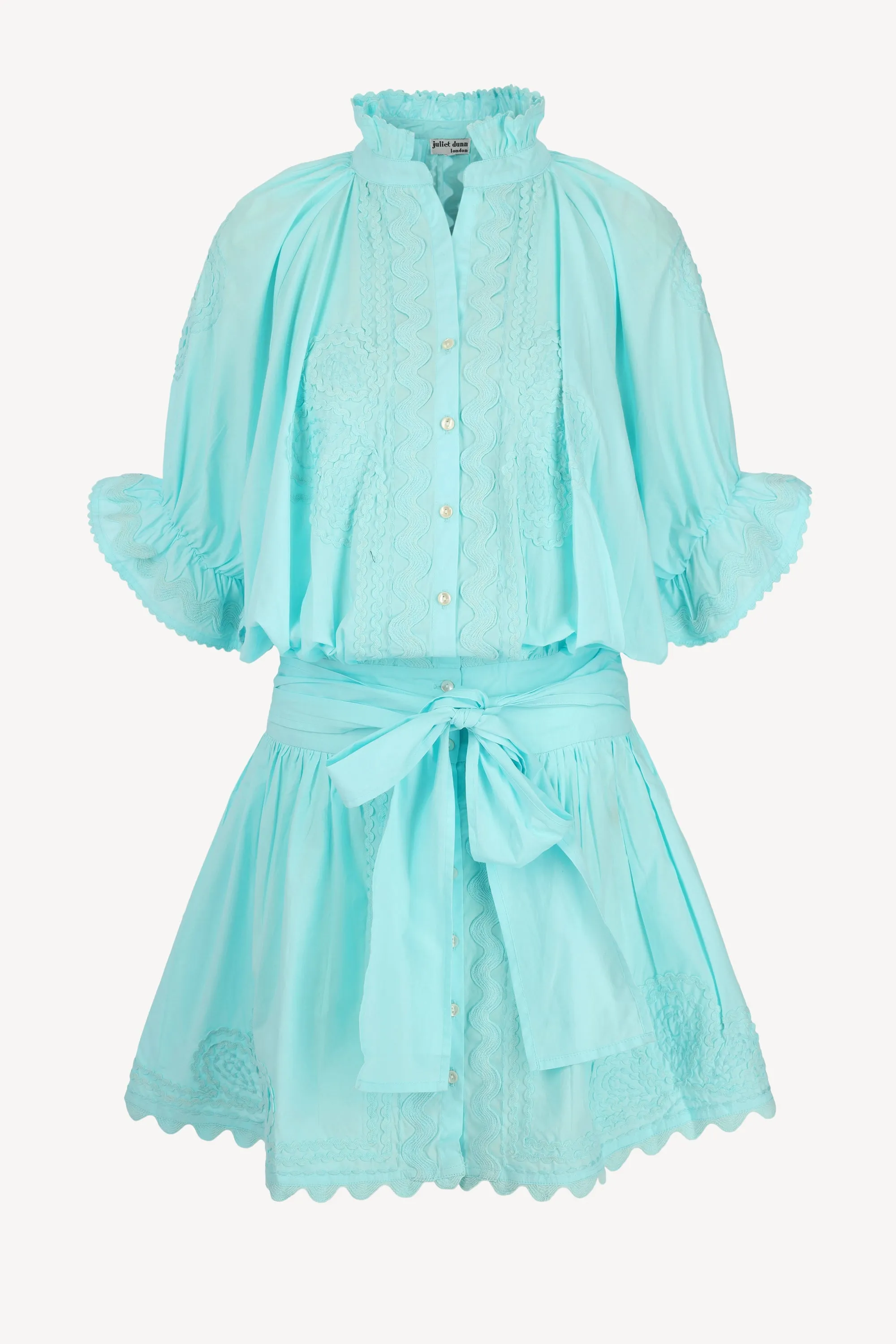 Kleid Blouson in Opal