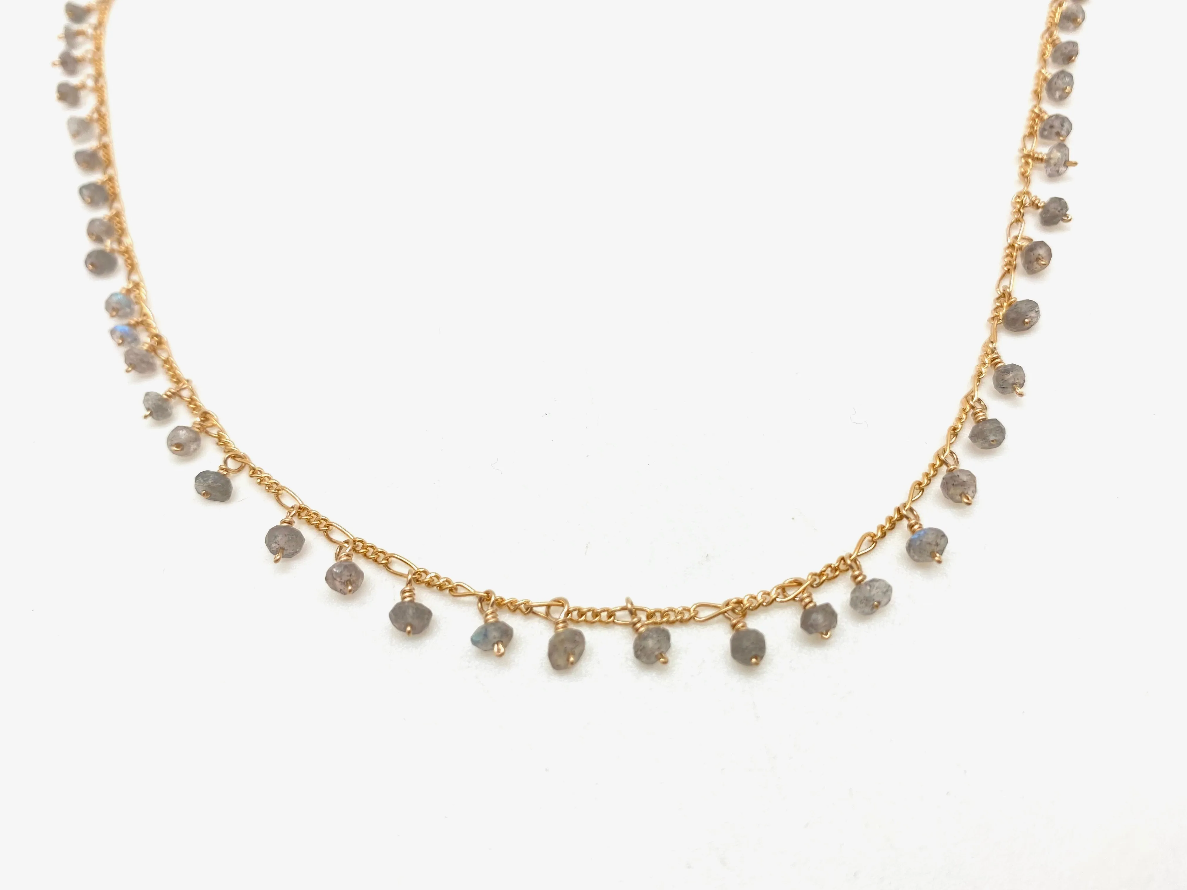 Labradorite Fringe Necklace