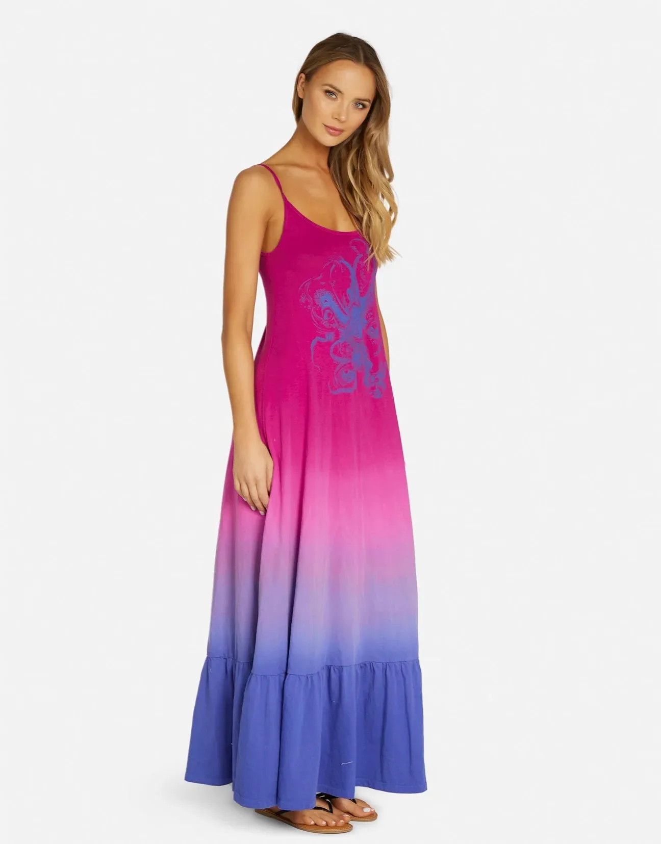 Lauren Moshi Beatrix Ursula Octopus Maxi Dress