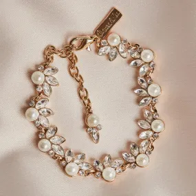 Leaf & Pearl Bracelet