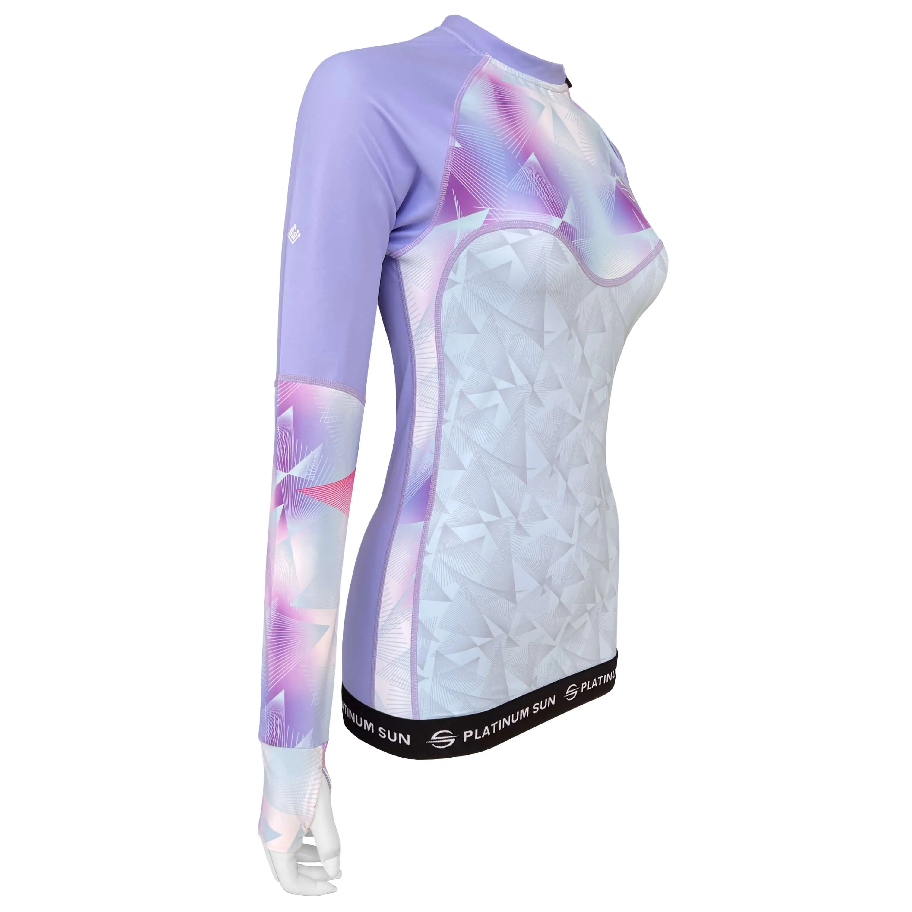 Long Sleeve Rash Guard for Women UPF 50  | Active - Violet