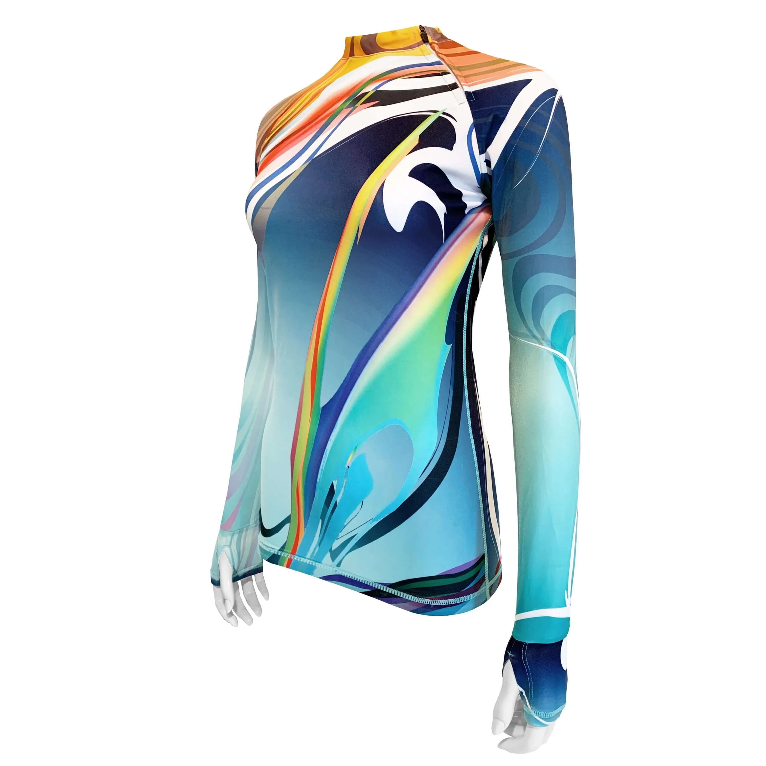 Long Sleeve Rash Guard for Women UPF 50  | Azzura