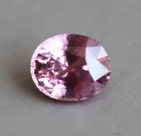 Loose 1.21 Ct Oval Orange Pink Sapphire