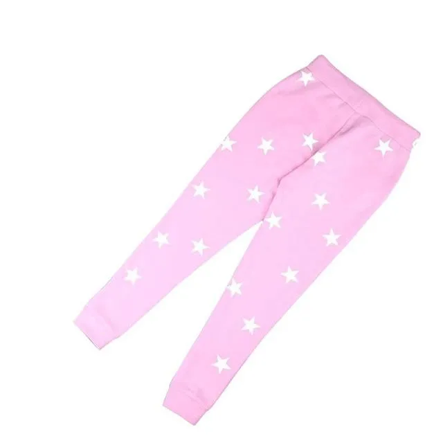 Loose Printed Star Casual Long Pants