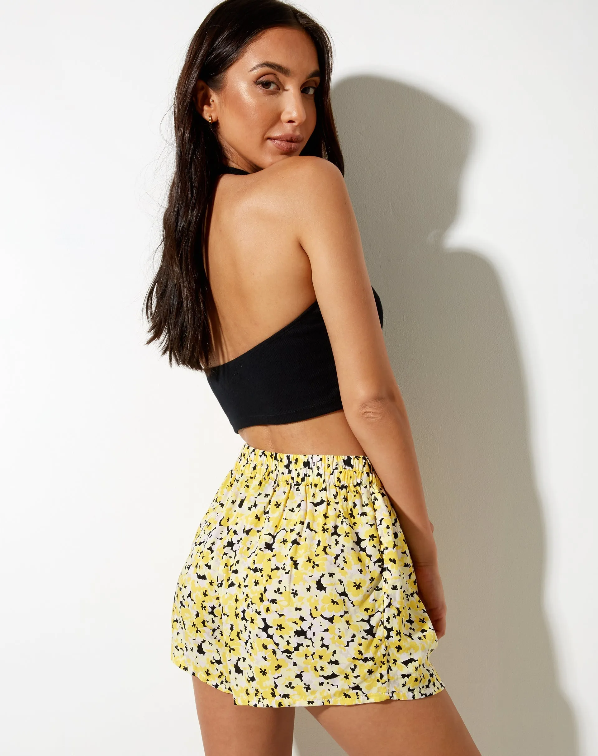 Maisy Short in Sunflower Pop Yellow