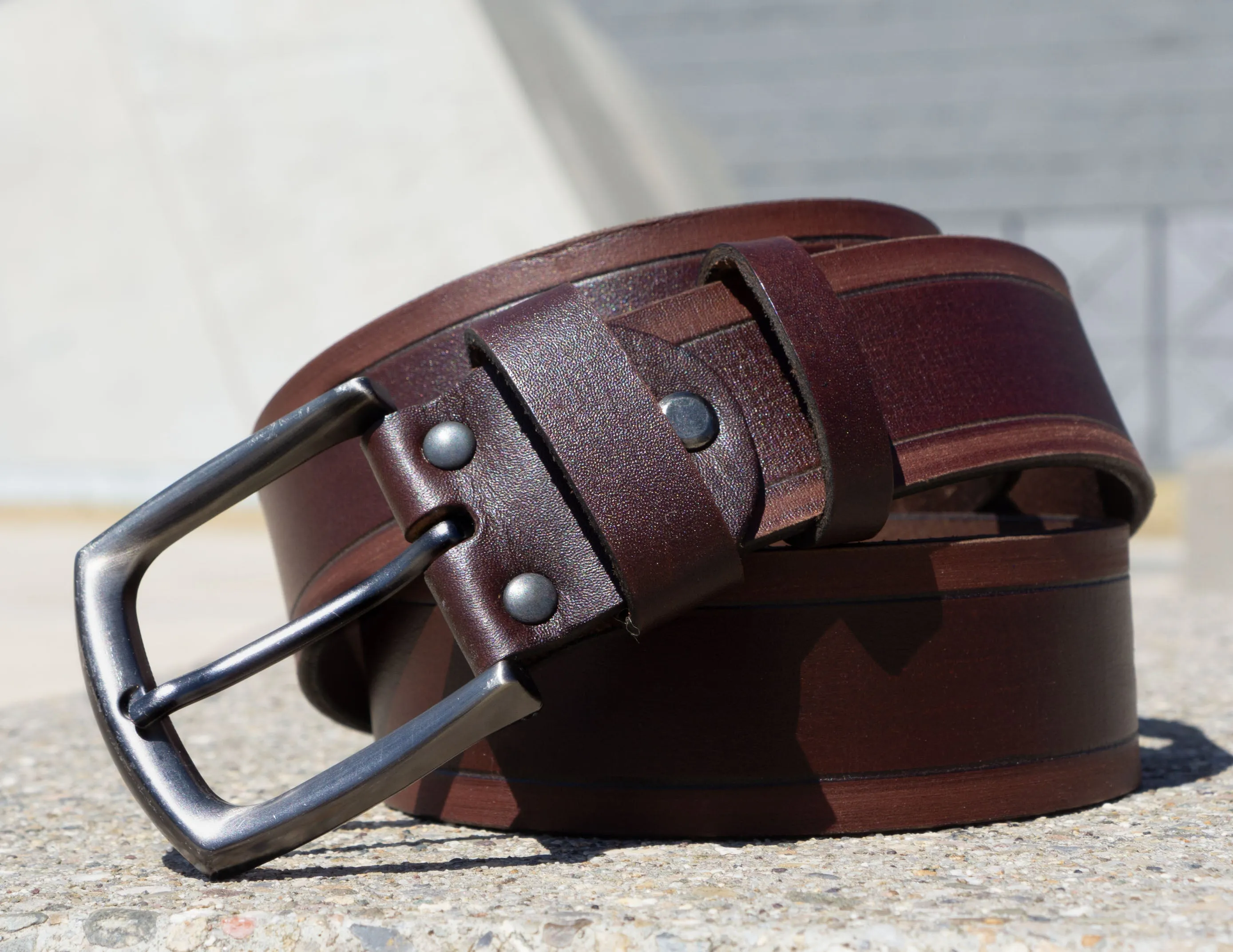 Mens Leather Belt "Phoenix" | Limited Edition | Handmade