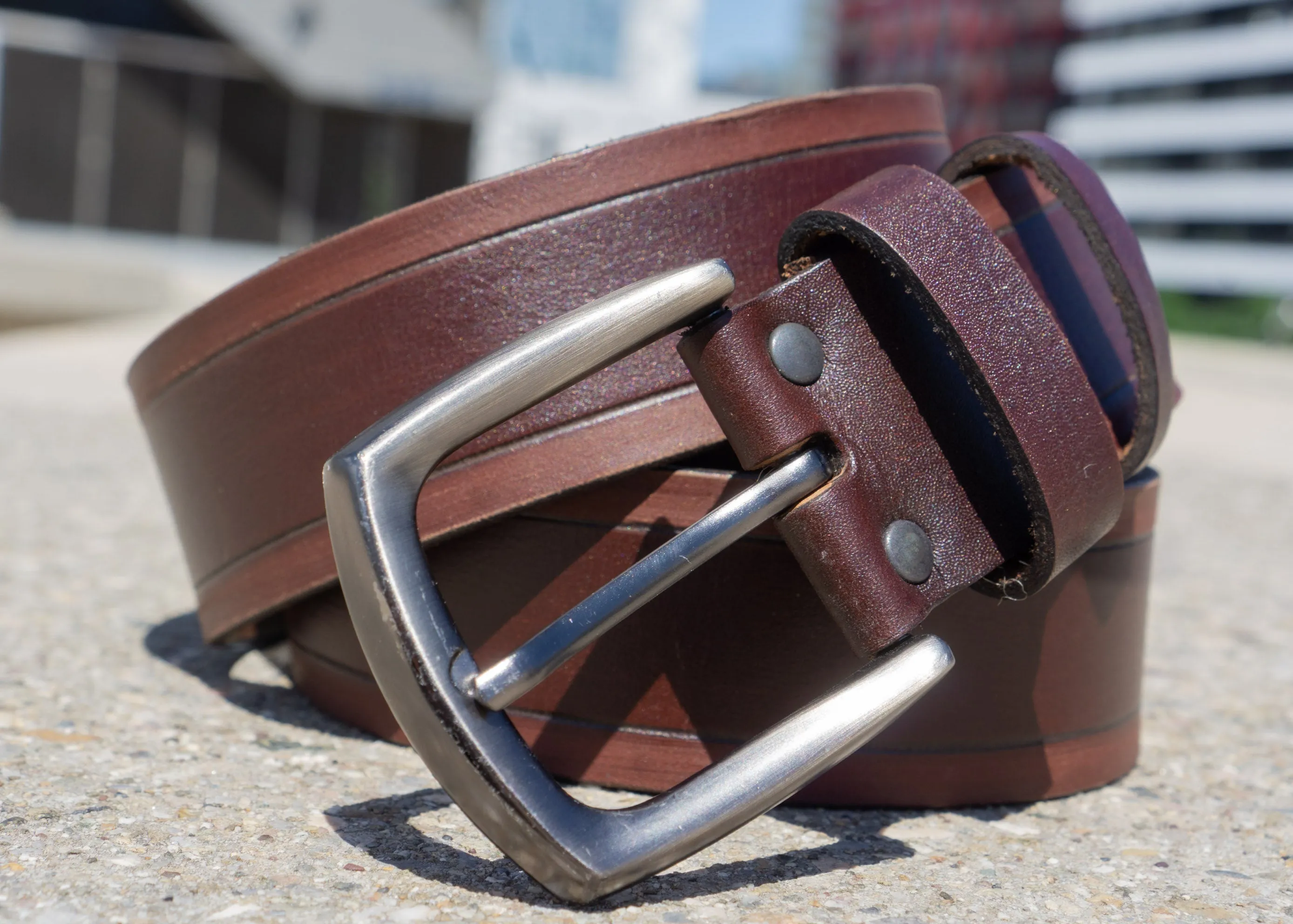 Mens Leather Belt "Phoenix" | Limited Edition | Handmade