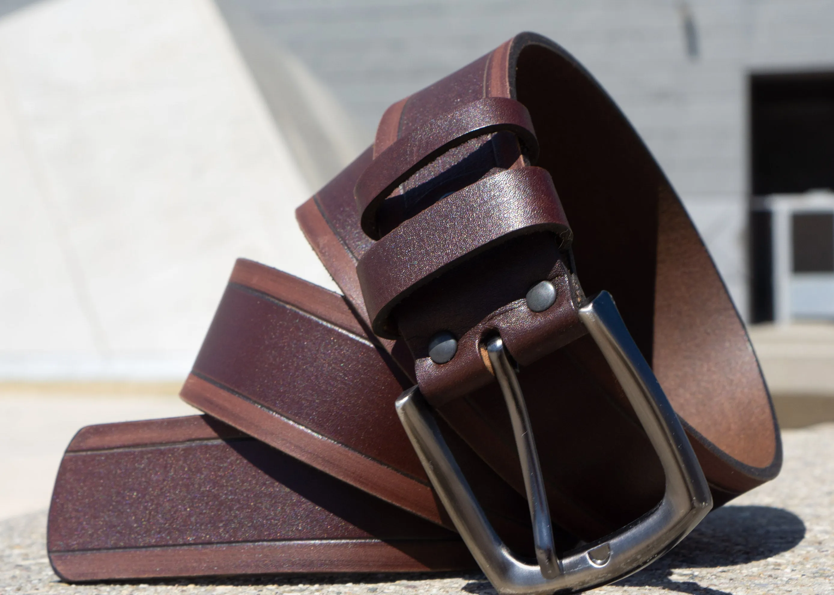 Mens Leather Belt "Phoenix" | Limited Edition | Handmade