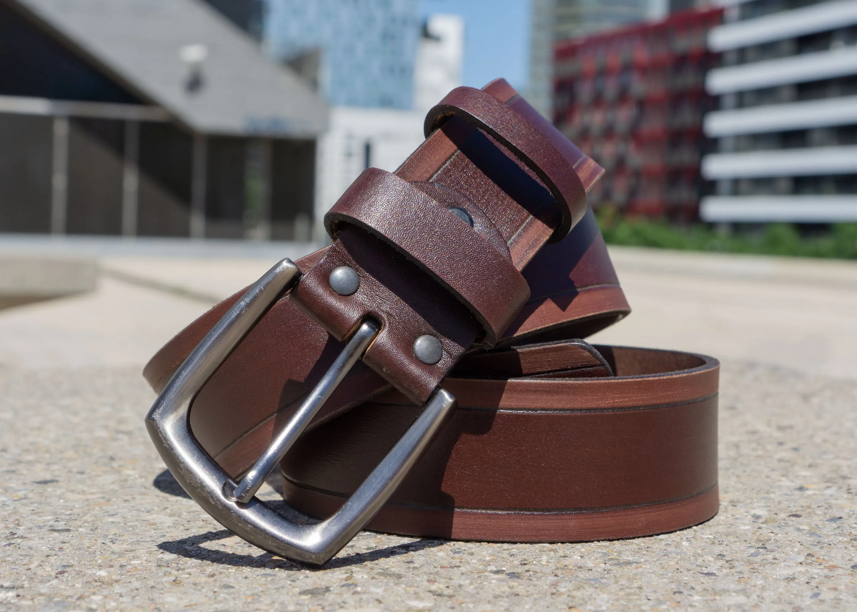 Mens Leather Belt "Phoenix" | Limited Edition | Handmade