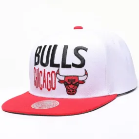 Mitchell & Ness Nba Chicago Bulls Toss Up Snapback (White)