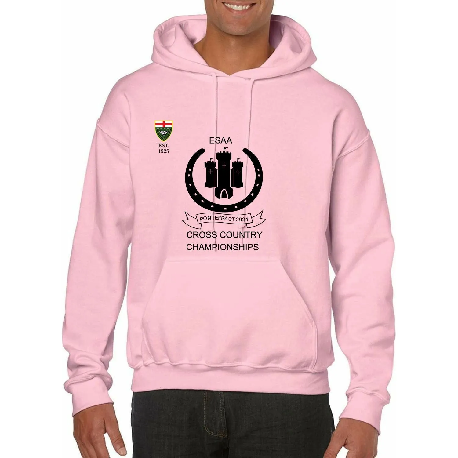 More Mile Classic ESAA Pontefract 2024 Championships Hoody - Pink