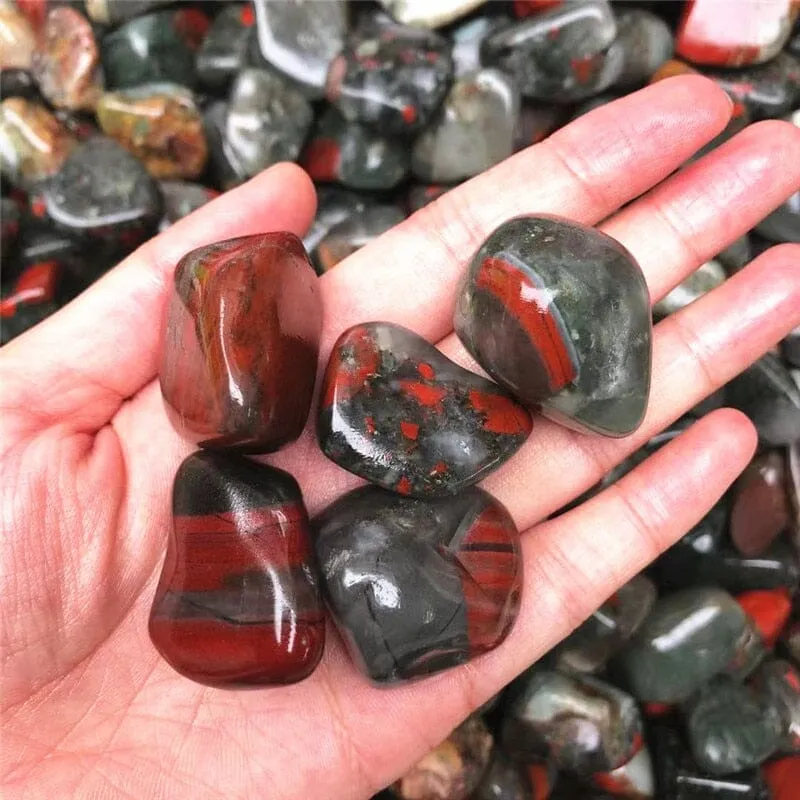 Natural Polished Bloodstone Healing Crystals