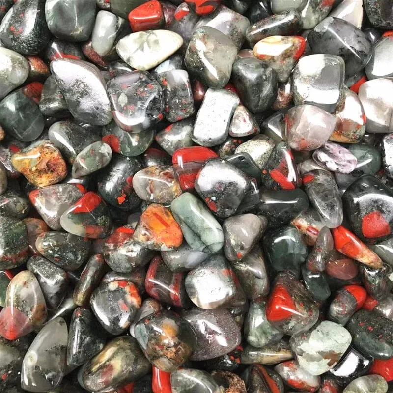 Natural Polished Bloodstone Healing Crystals