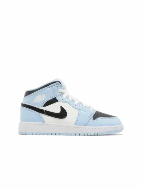 Nike Air Jordan 1 Mid Ice Blue (GS)