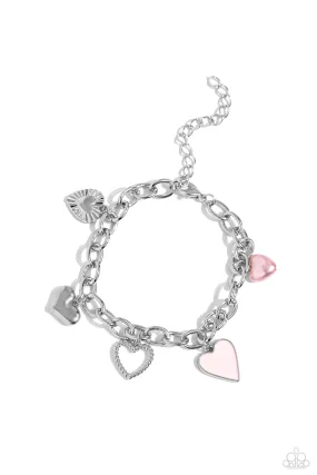 Paparazzi Diverse Dalliance Pink Bracelet