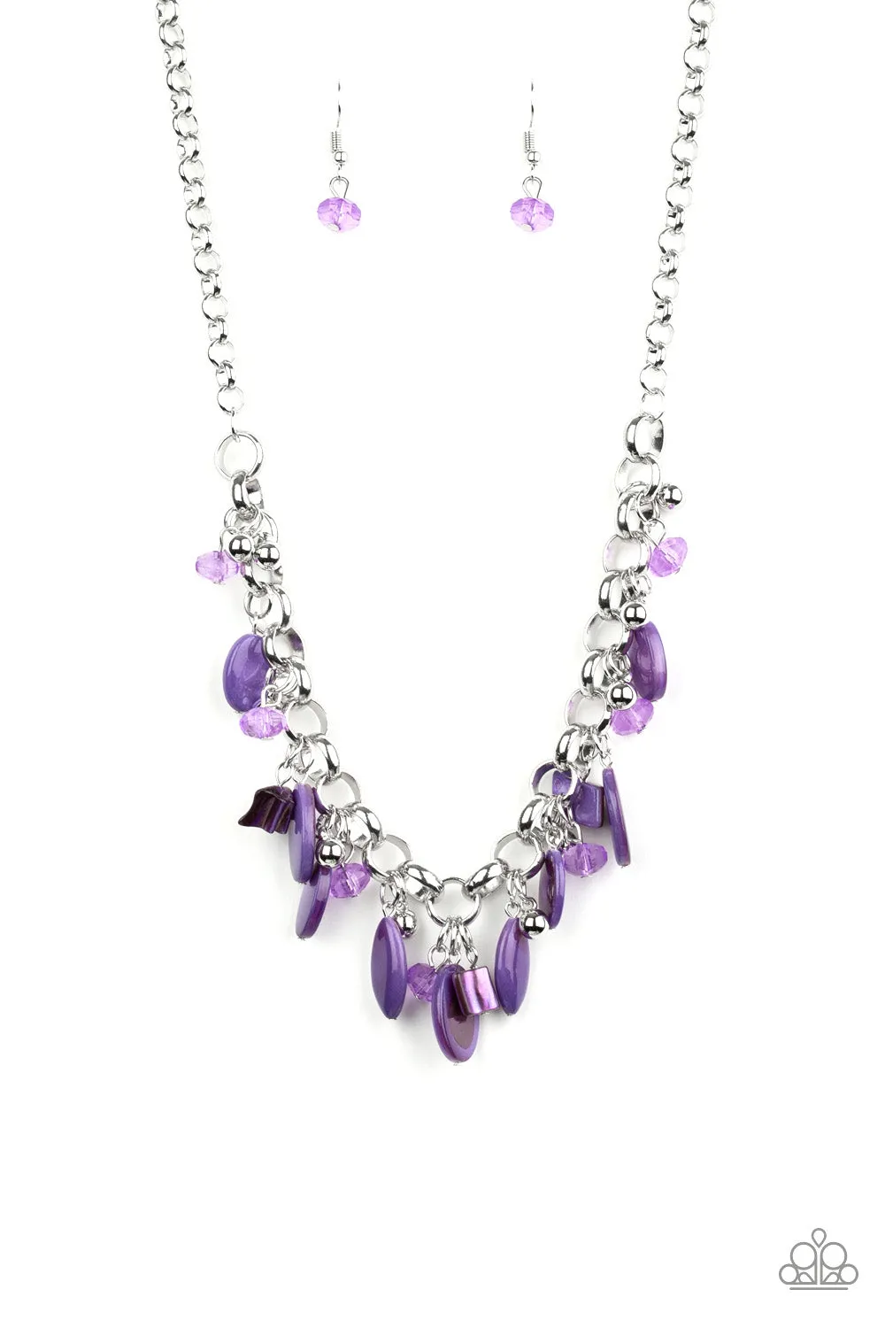 Paparazzi Necklace ~ I Want To SEA The World - Purple