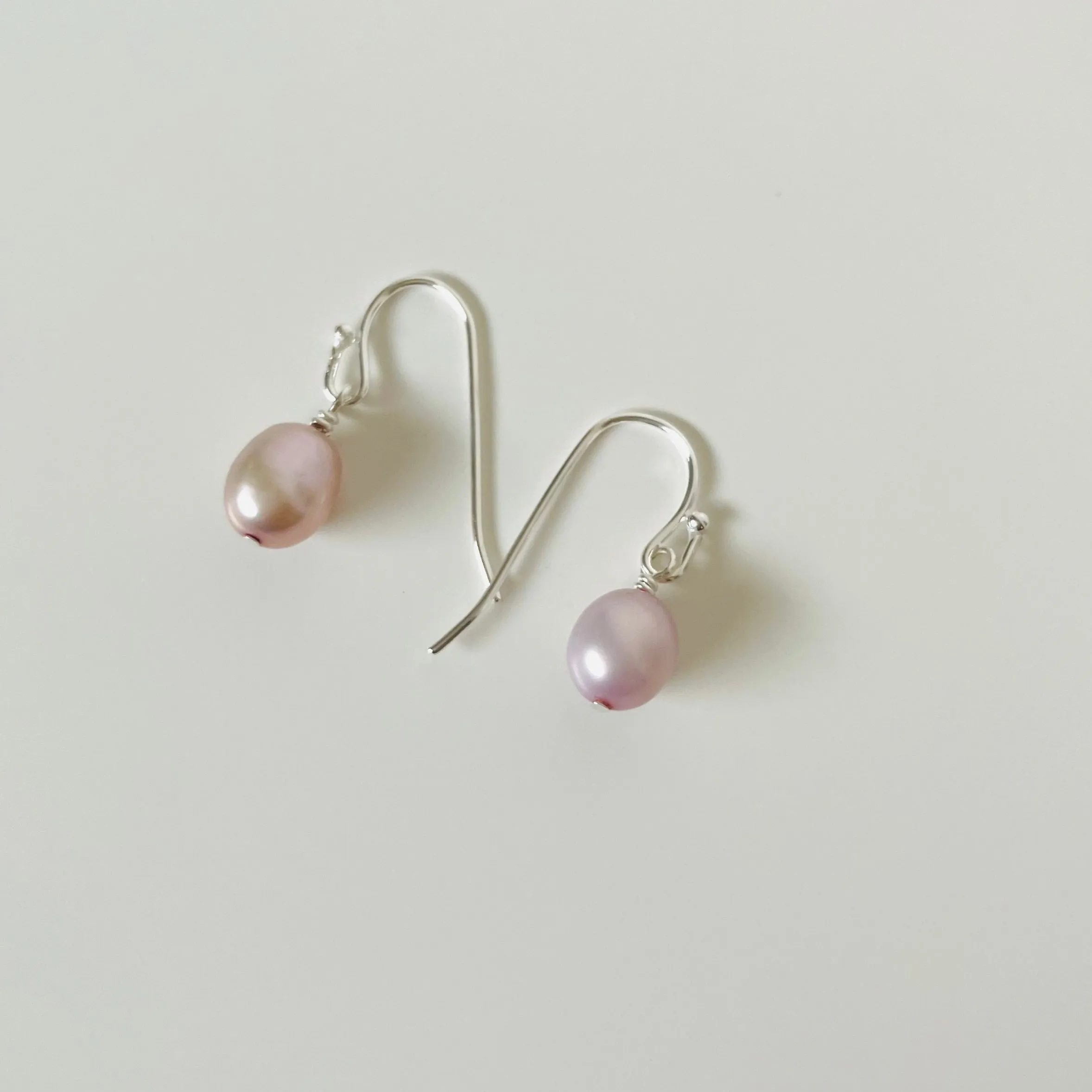 Pink Pearl Earrings