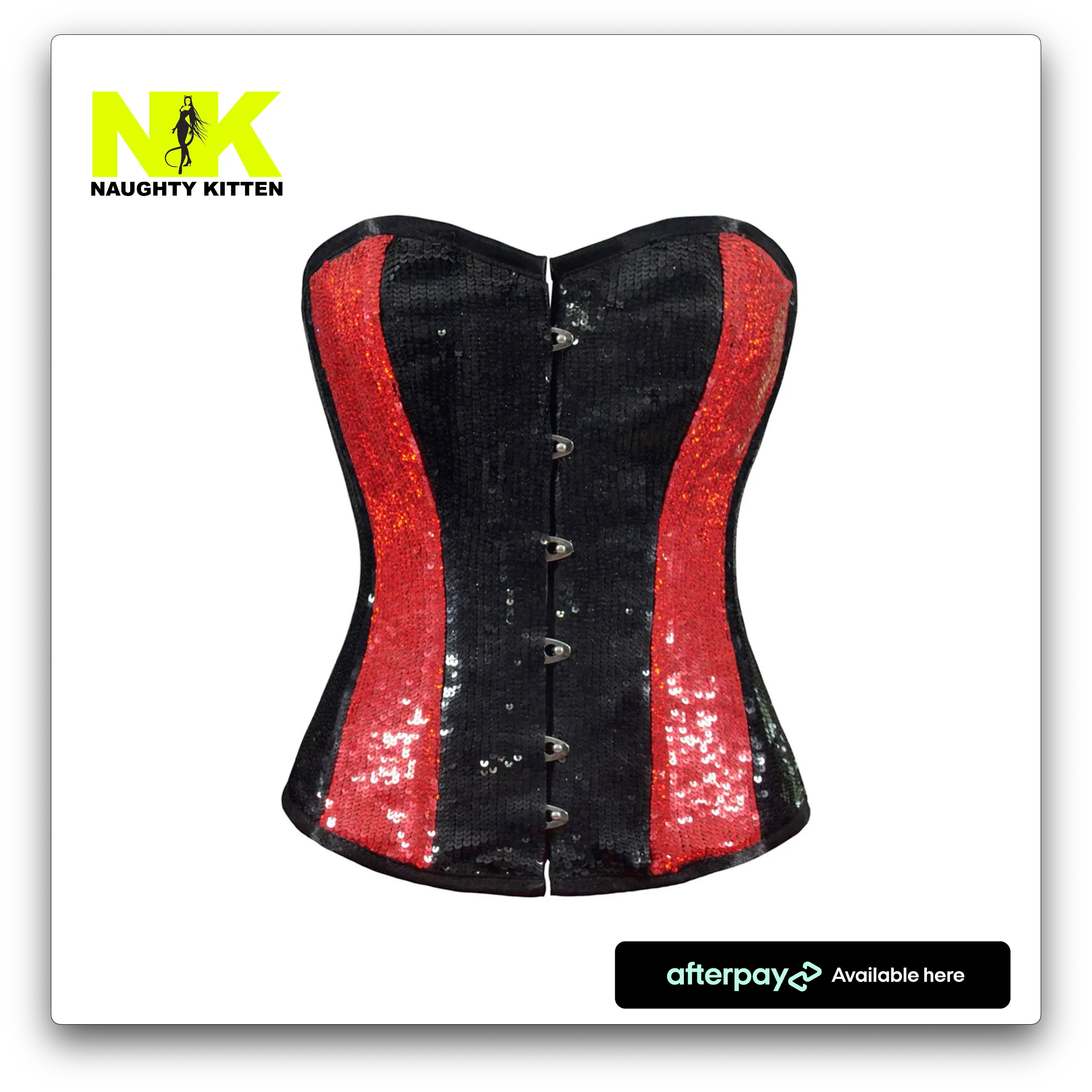 Piper Sequin Panel Corset