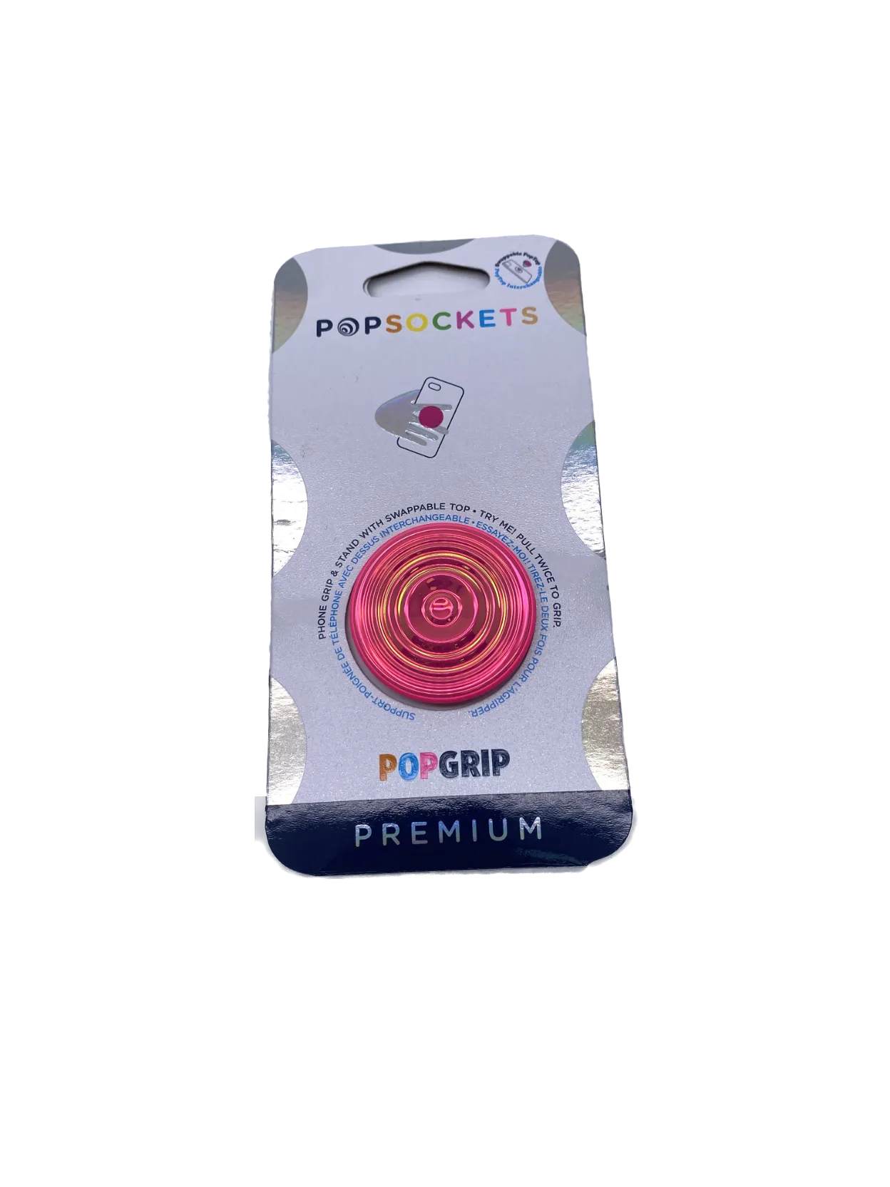 Pop Sockets Opal Pink Swirl Pop Grip One Size