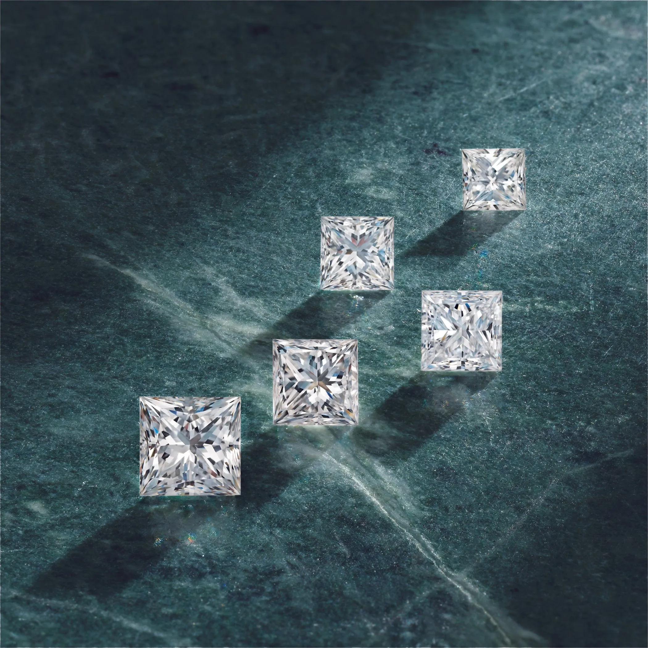 Princess Cut Lab Created Diamond Loose Stone