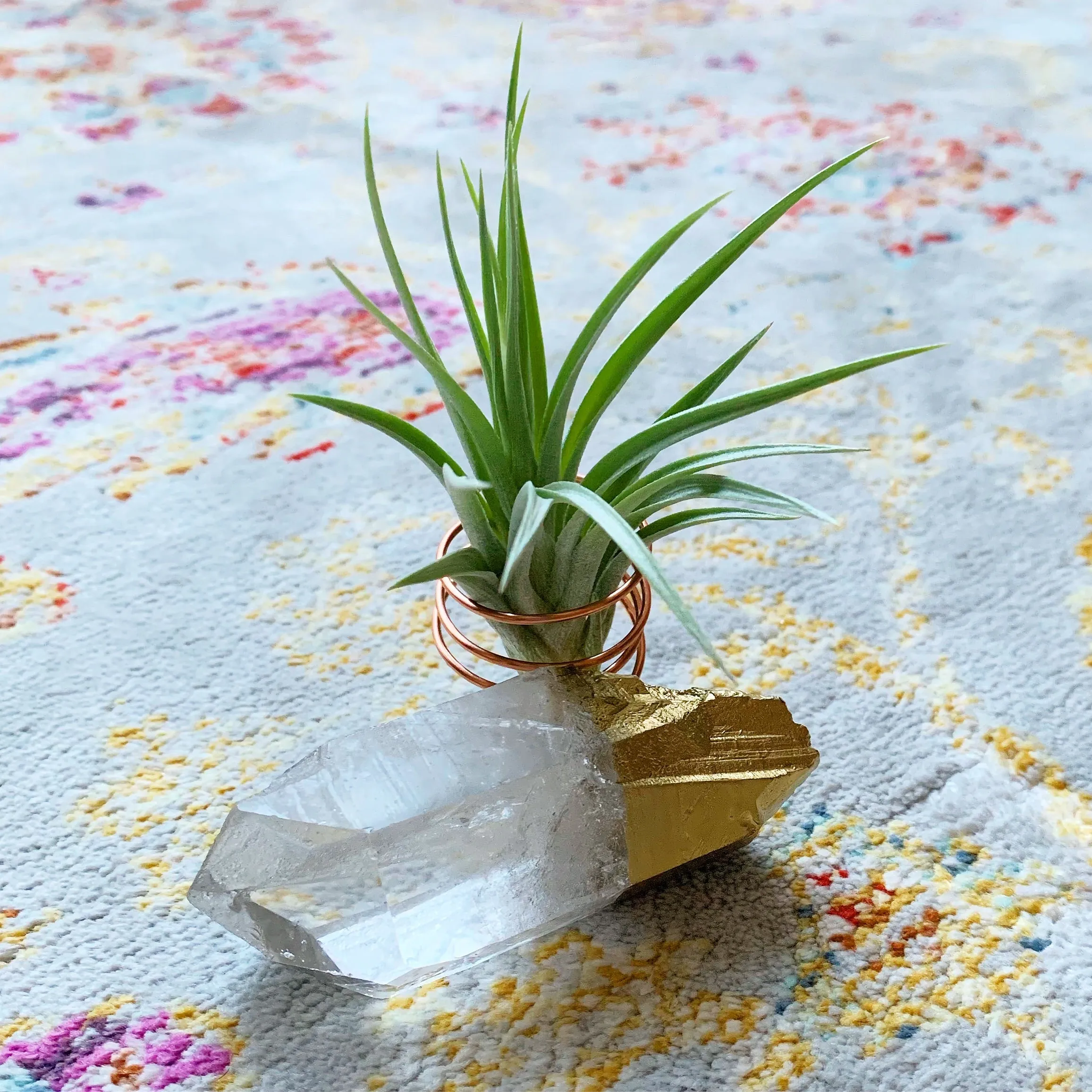 Quartz Crystal Air Plant Holder