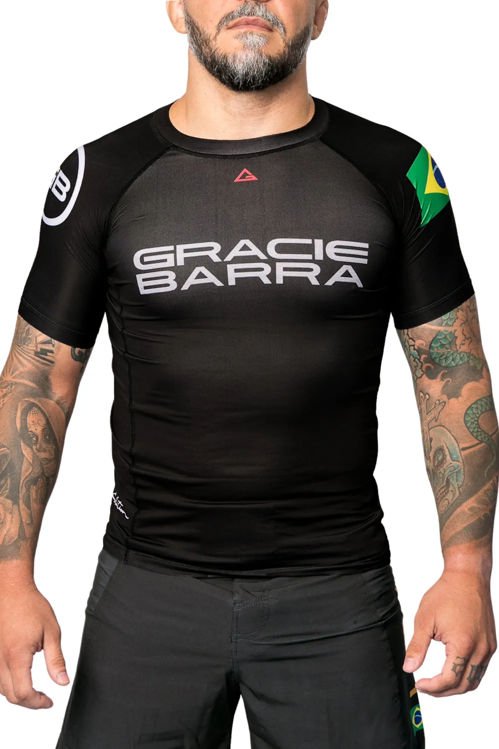 Rashguard Lutador GB M/C - Preta