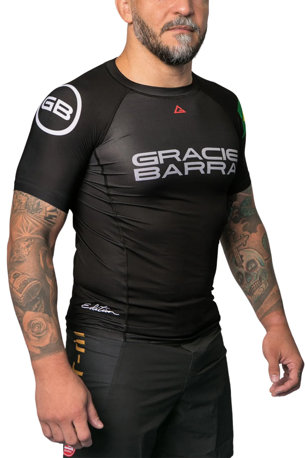 Rashguard Lutador GB M/C - Preta