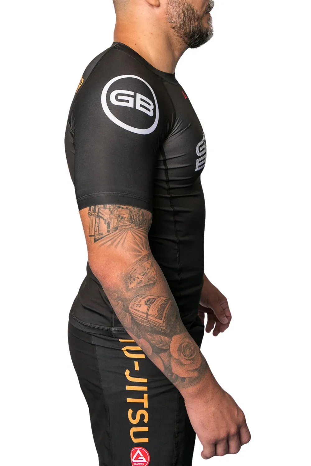 Rashguard Lutador GB M/C - Preta