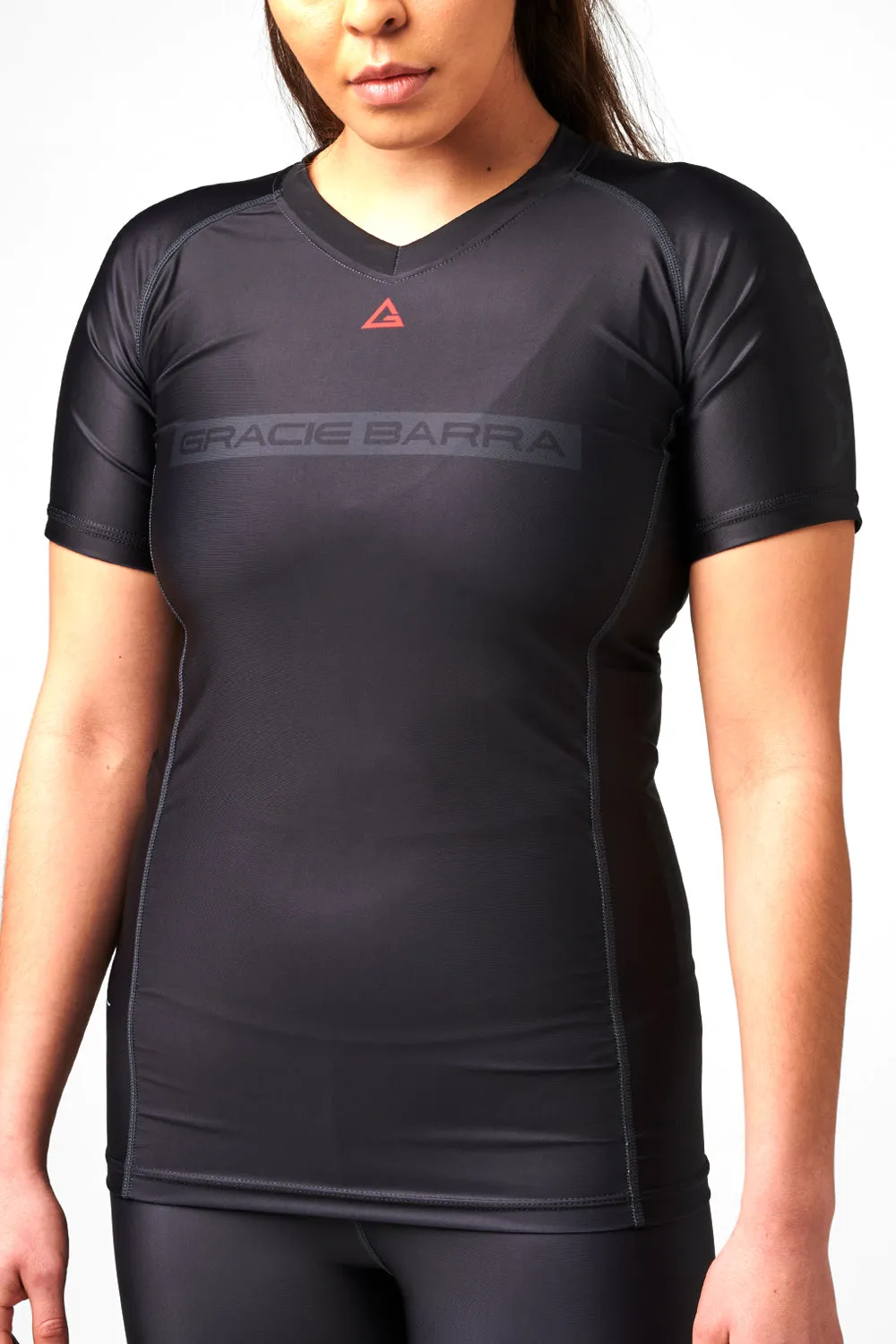 Rashguard Ranqueada M/C Feminina- Preta