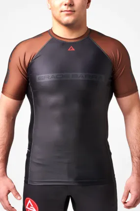 Rashguard Ranqueada M/C Unissex V3- Marrom