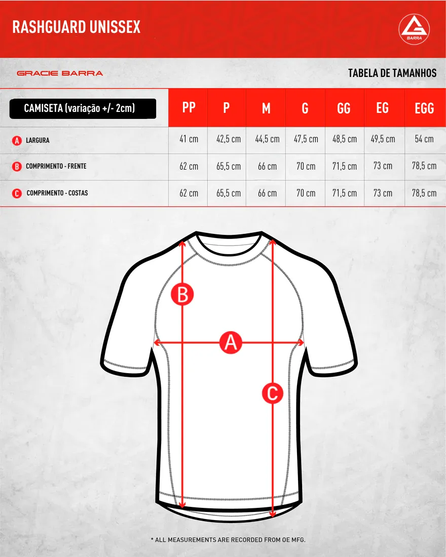 Rashguard Ranqueada M/C Unissex V3- Marrom