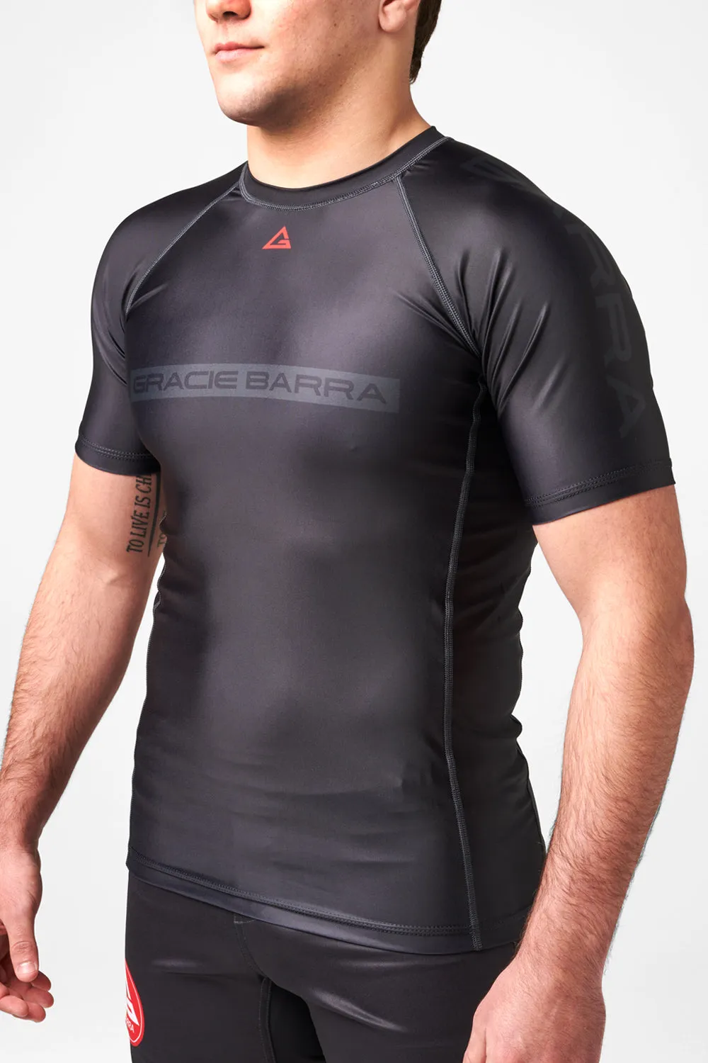 Rashguard Ranqueada M/C Unissex V3- Preta