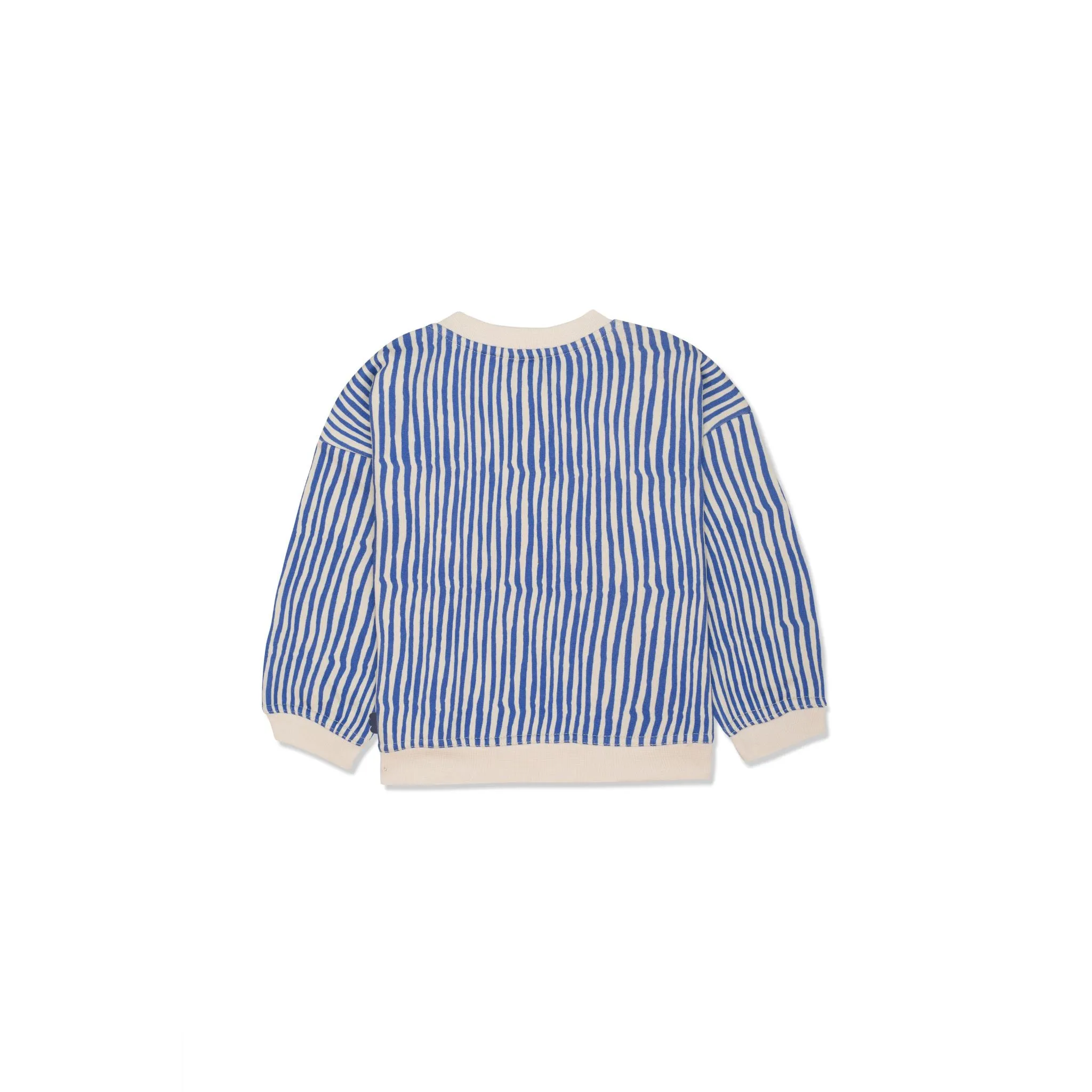 Recycled Cotton Stripes Kid Sweatshirt