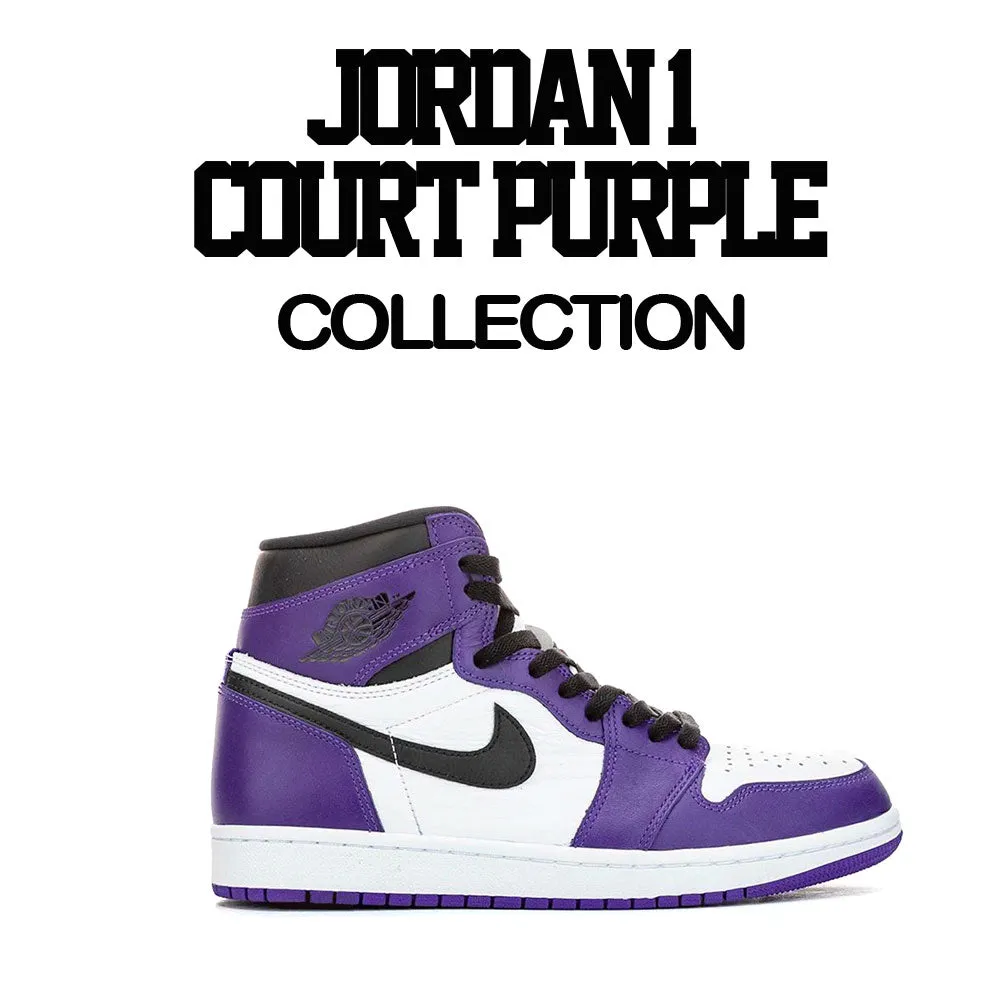 Retro 1 Court Purple Finesse Shirt