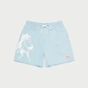 Rip-Stop Swim Short (Sky Blue)