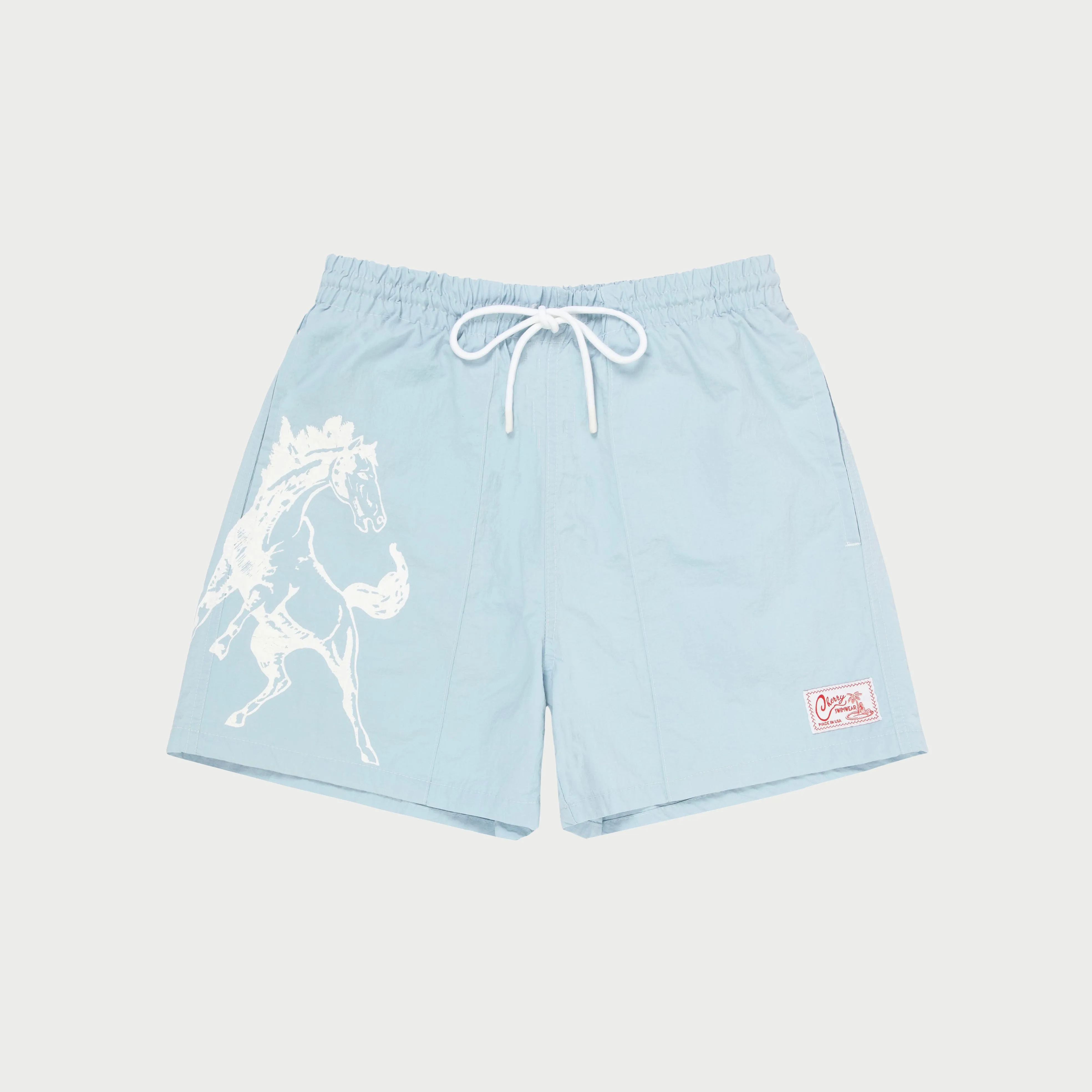 Rip-Stop Swim Short (Sky Blue)