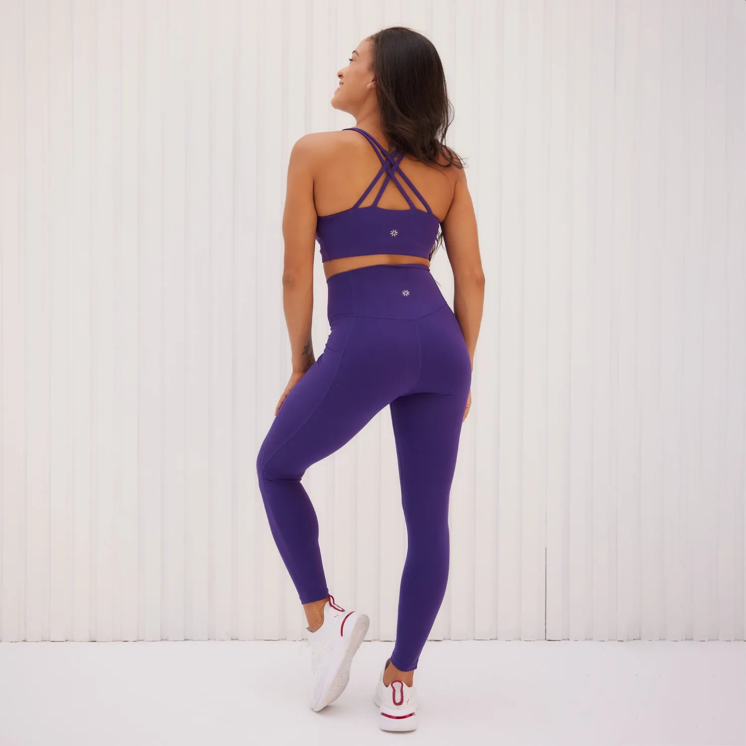 Serenity Pocket Legging in Grape - 24"